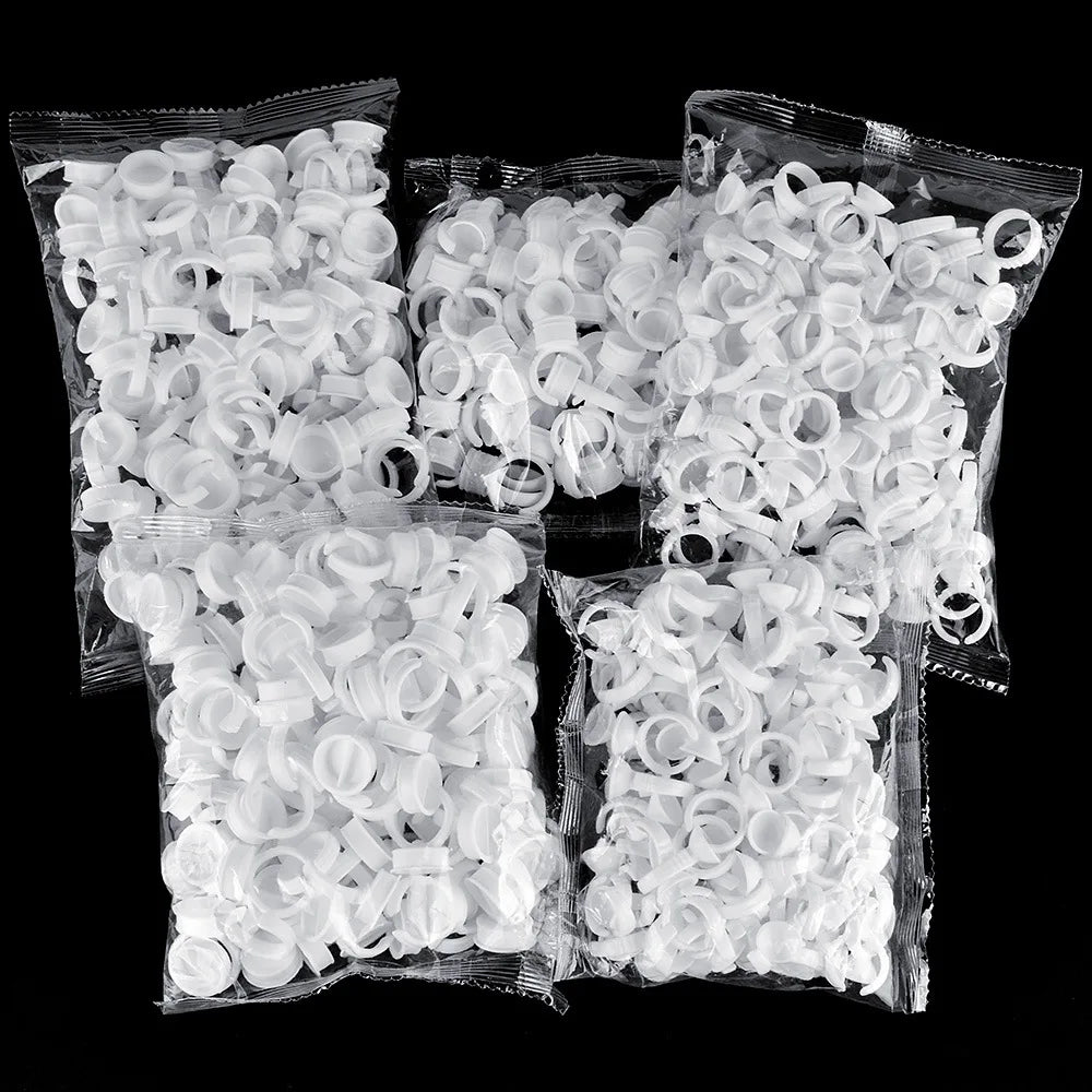 Disposable Pigment Ink Rings – 100pcs | S to XL | Tattoo & PMU