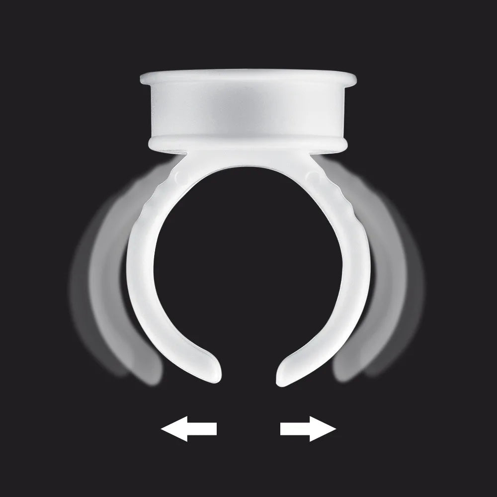 Disposable Pigment Ink Rings – 100pcs | S to XL | Tattoo & PMU