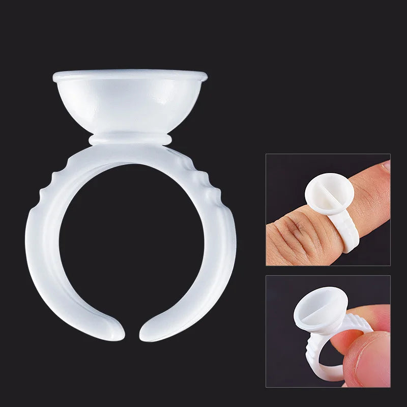 Disposable Pigment Ink Rings – 100pcs | S to XL | Tattoo & PMU