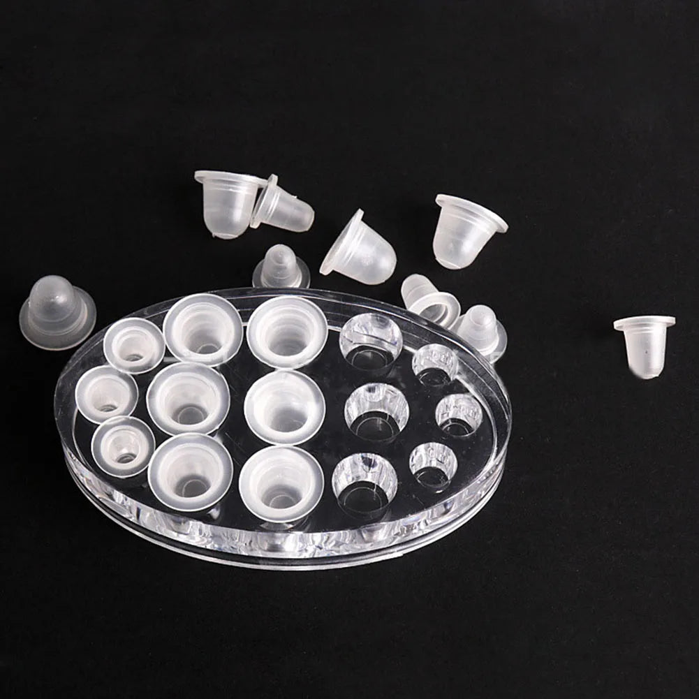 Tattoo Ink Cup Holder Stand & Ink Cups – 6 to 23 Holes | Plastic, Acrylic & Silicone