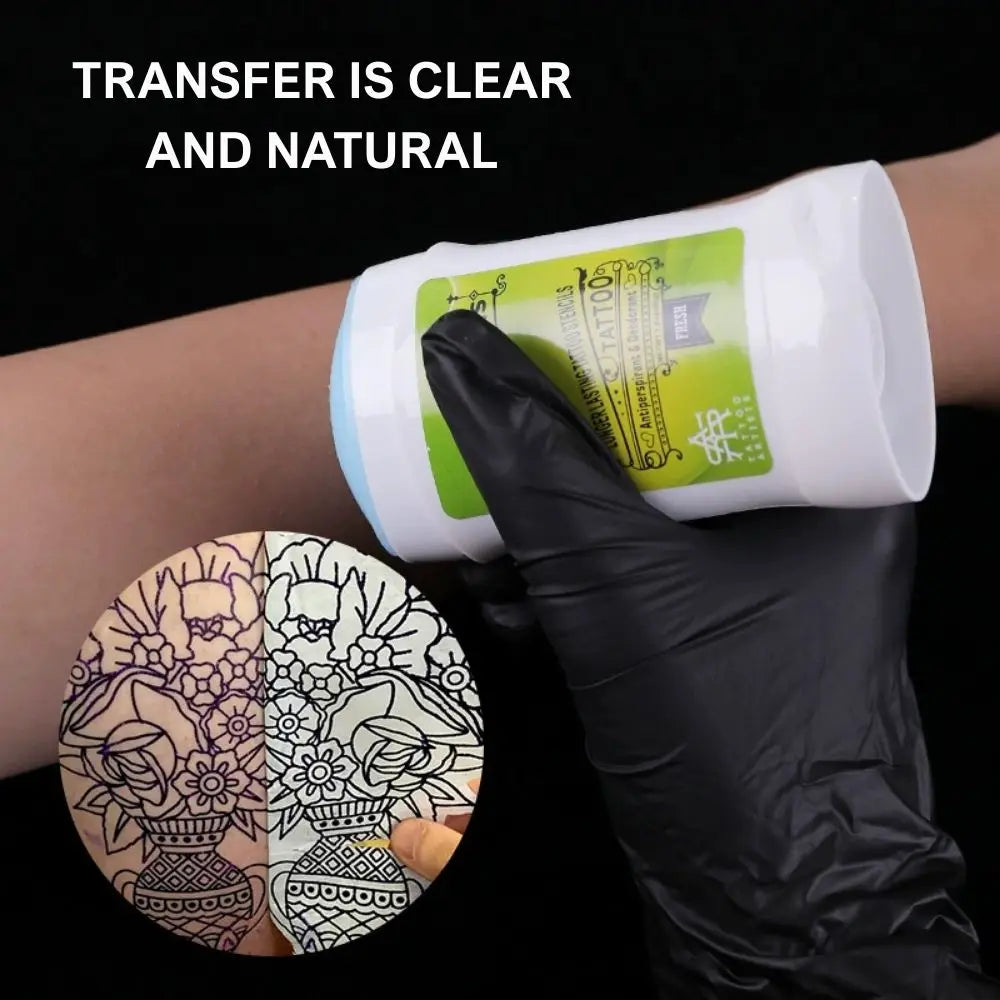 Tattoo Transfer Cream Gel — Stencil Solution for Skin Transfer (60g)