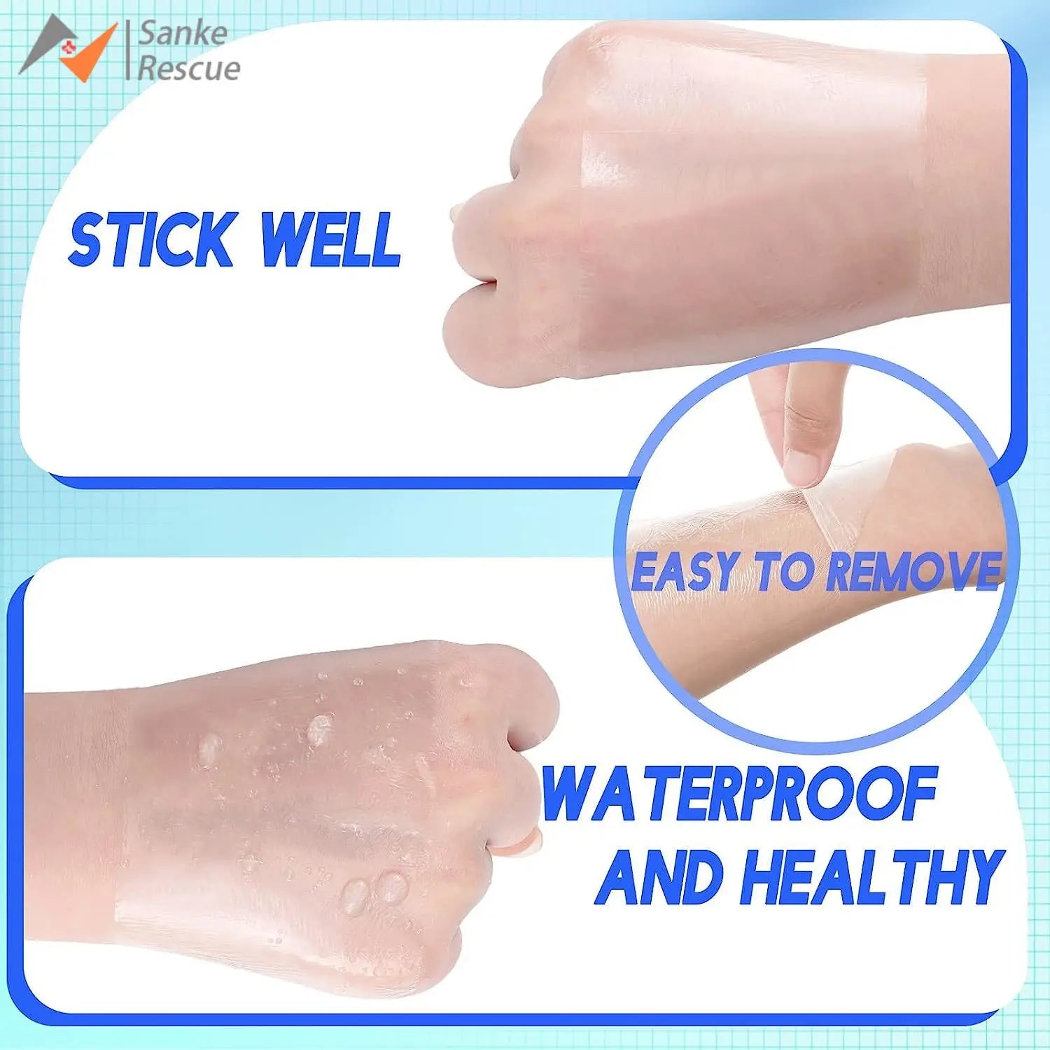 Tattoo Aftercare Waterproof Healing Film — Transparent Adhesive Bandage Roll