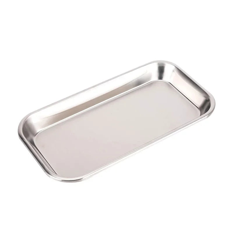 Stainless Steel Tattoo Equipment Tray – 22×11cm
