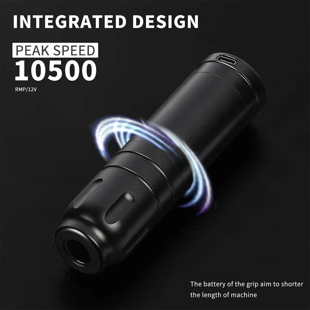 Wireless Tattoo Pen Machine — 1500mAh Battery
