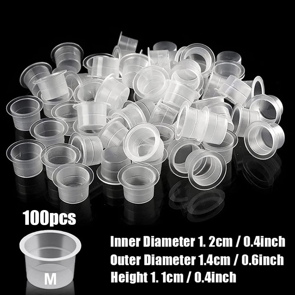 Tattoo Ink Cup Holder Stand & Ink Cups – 6 to 23 Holes | Plastic, Acrylic & Silicone