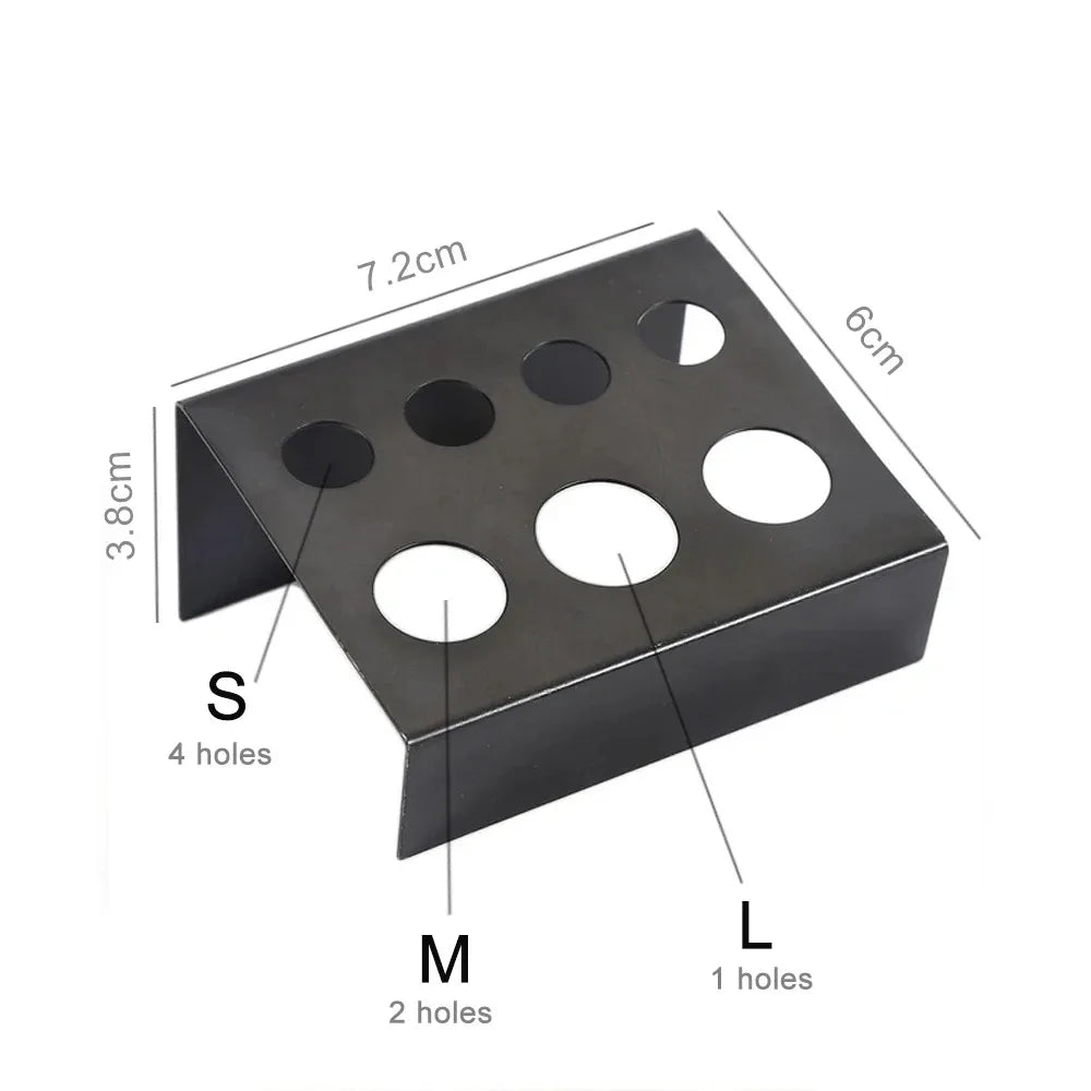 Tattoo Ink Cup Holder Stand – 7 to 23 Holes | Metal & Plastic