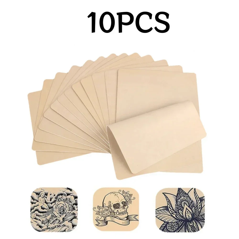 Tattoo Practice Skin – Double Sided Synthetic Leather | 3, 5 and 10 pcs