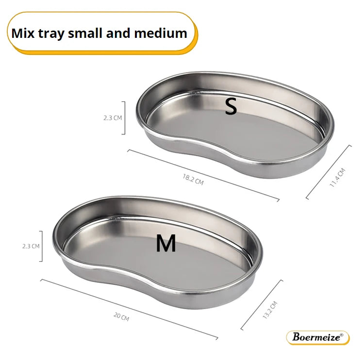 Stainless Steel Medical Kidney Tray – Tattoo & PMU Accessory