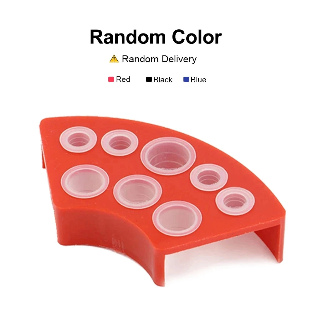 Tattoo Ink Cup Holder Stand & Ink Cups – 6 to 23 Holes | Plastic, Acrylic & Silicone