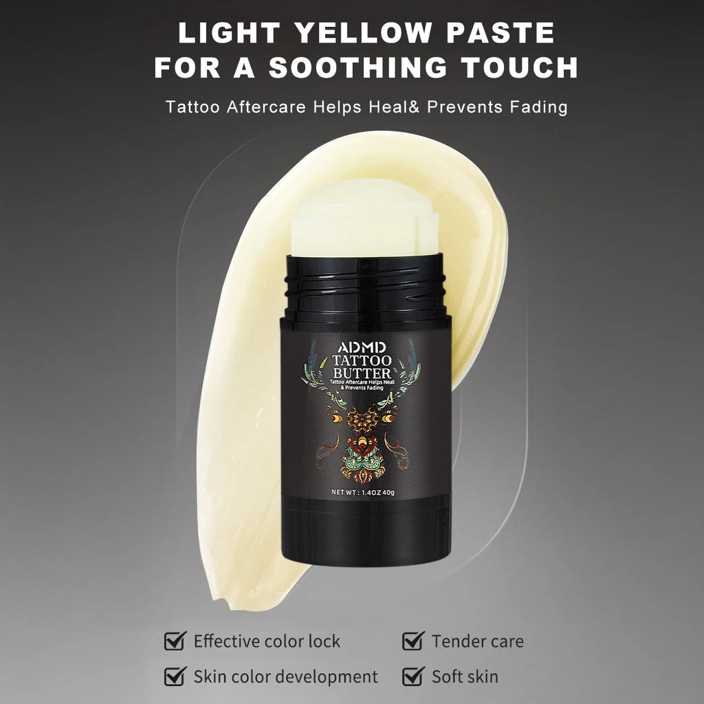 ADMD Tattoo Butter Balm Stick — 40g Nourishing Aftercare