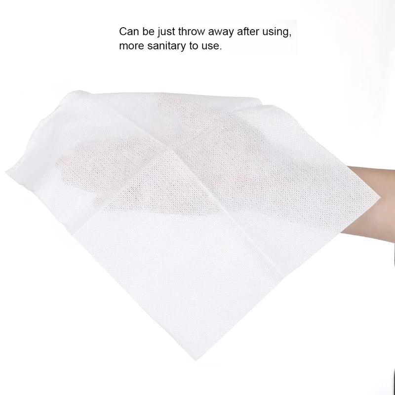 Disposable Tattoo Cleaning Wipes — Non-Woven Gauze Cloth (50/100/200/300pcs)