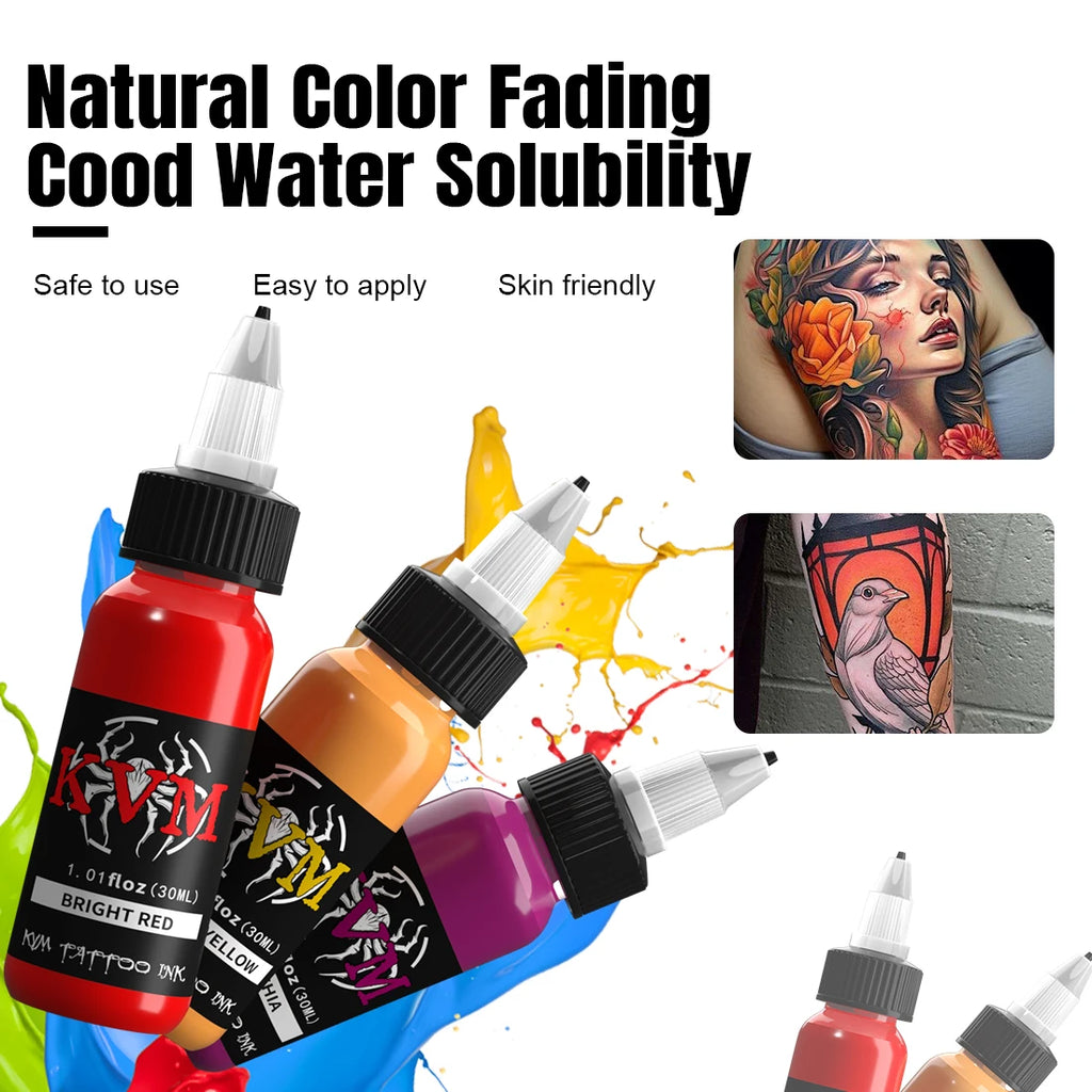 Professional Tattoo Ink — 30ml/1oz (14 Colors Available)