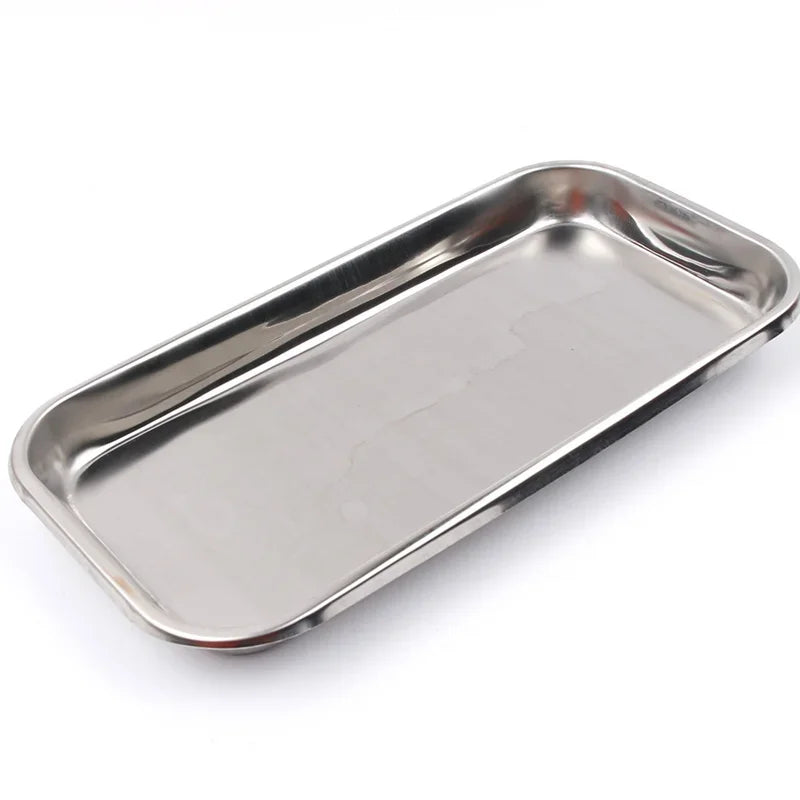 Stainless Steel Tattoo Equipment Tray – 22×11cm