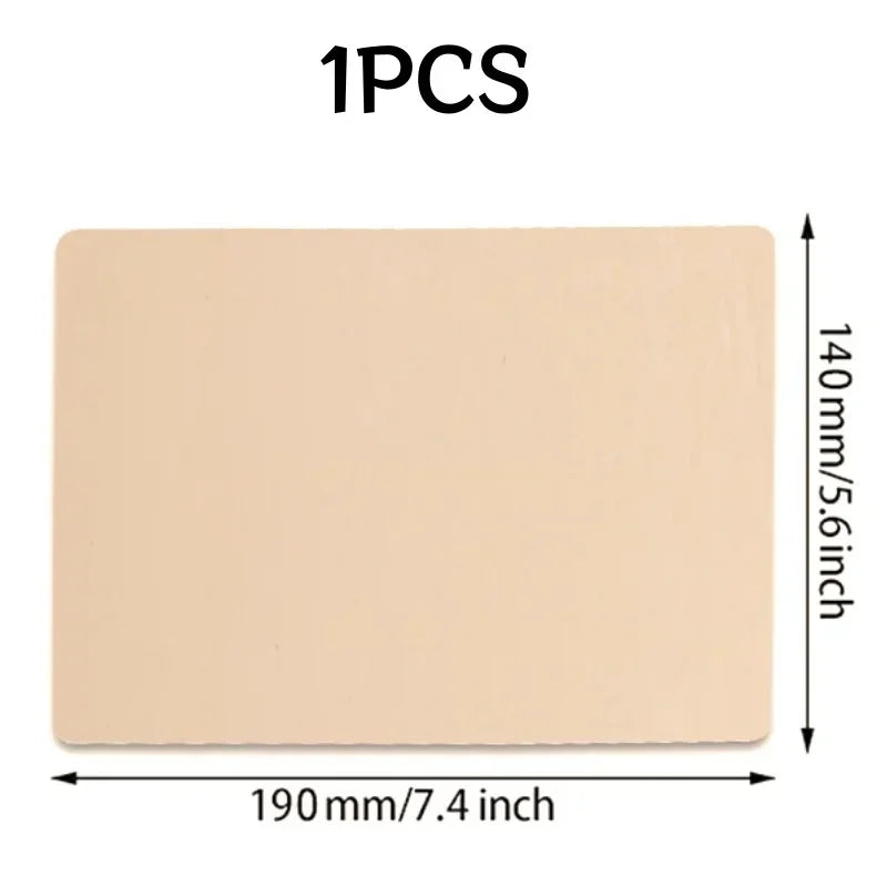 Tattoo Practice Skin – Double Sided Synthetic Leather | 3, 5 and 10 pcs