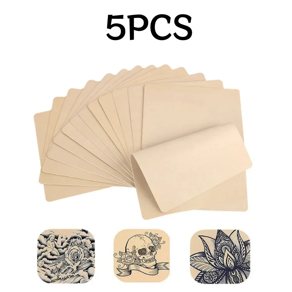 Tattoo Practice Skin – Double Sided Synthetic Leather | 3, 5 and 10 pcs