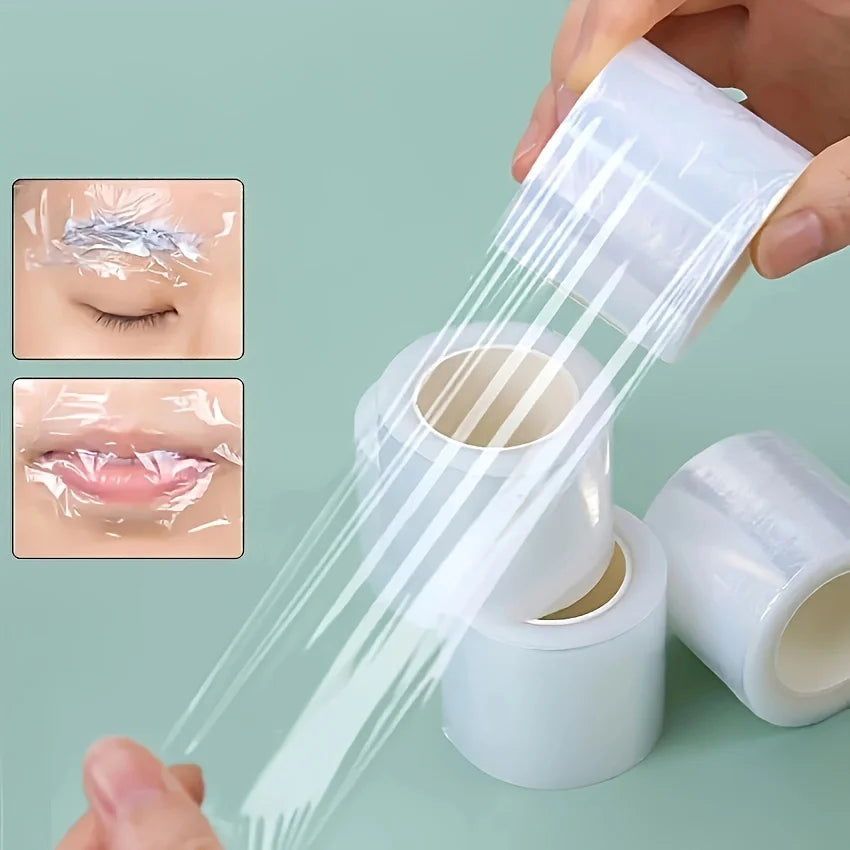 Tattoo Barrier Film Roll — Clear Disposable Plastic Wrap (40mm × 200m)