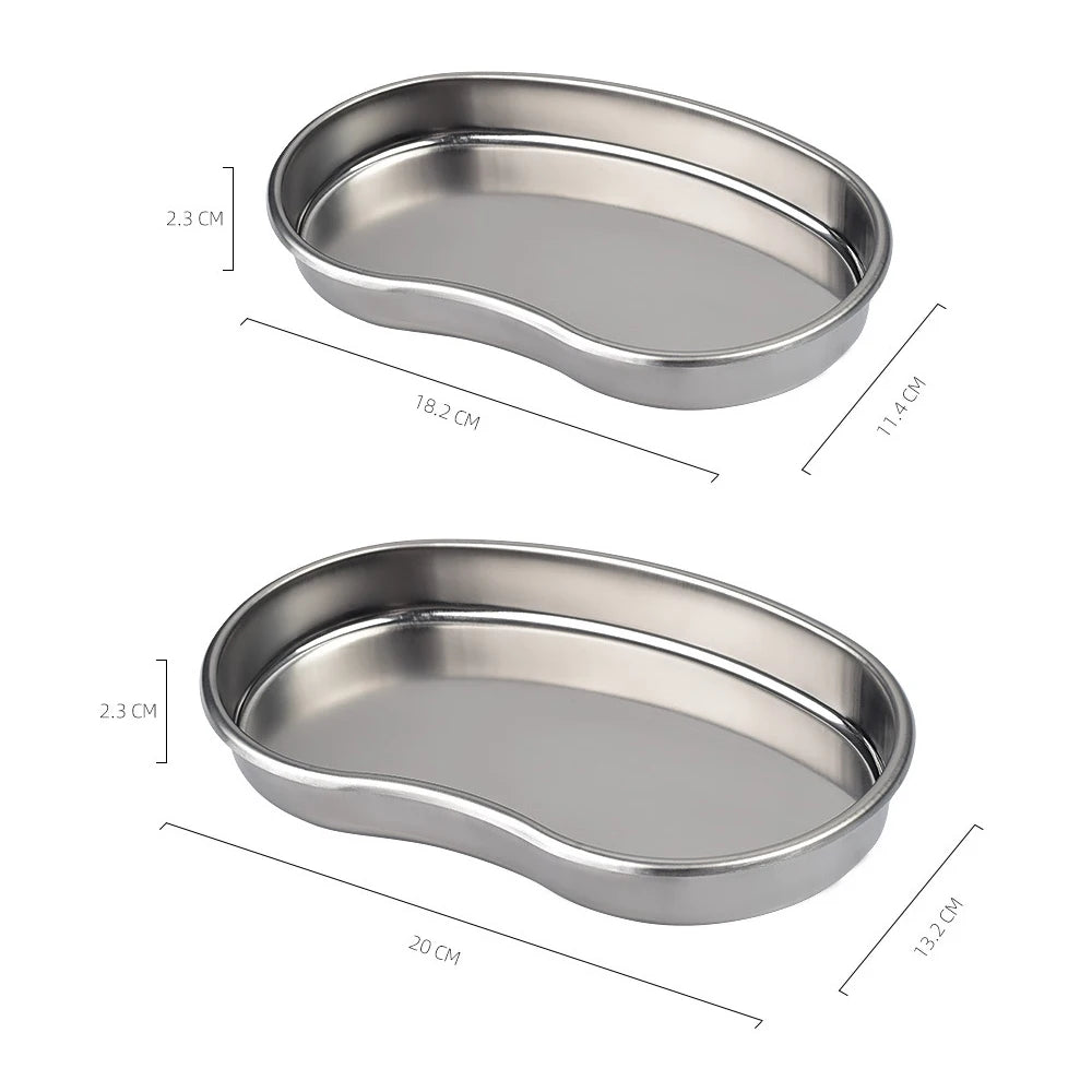 Stainless Steel Medical Kidney Tray – Tattoo & PMU Accessory