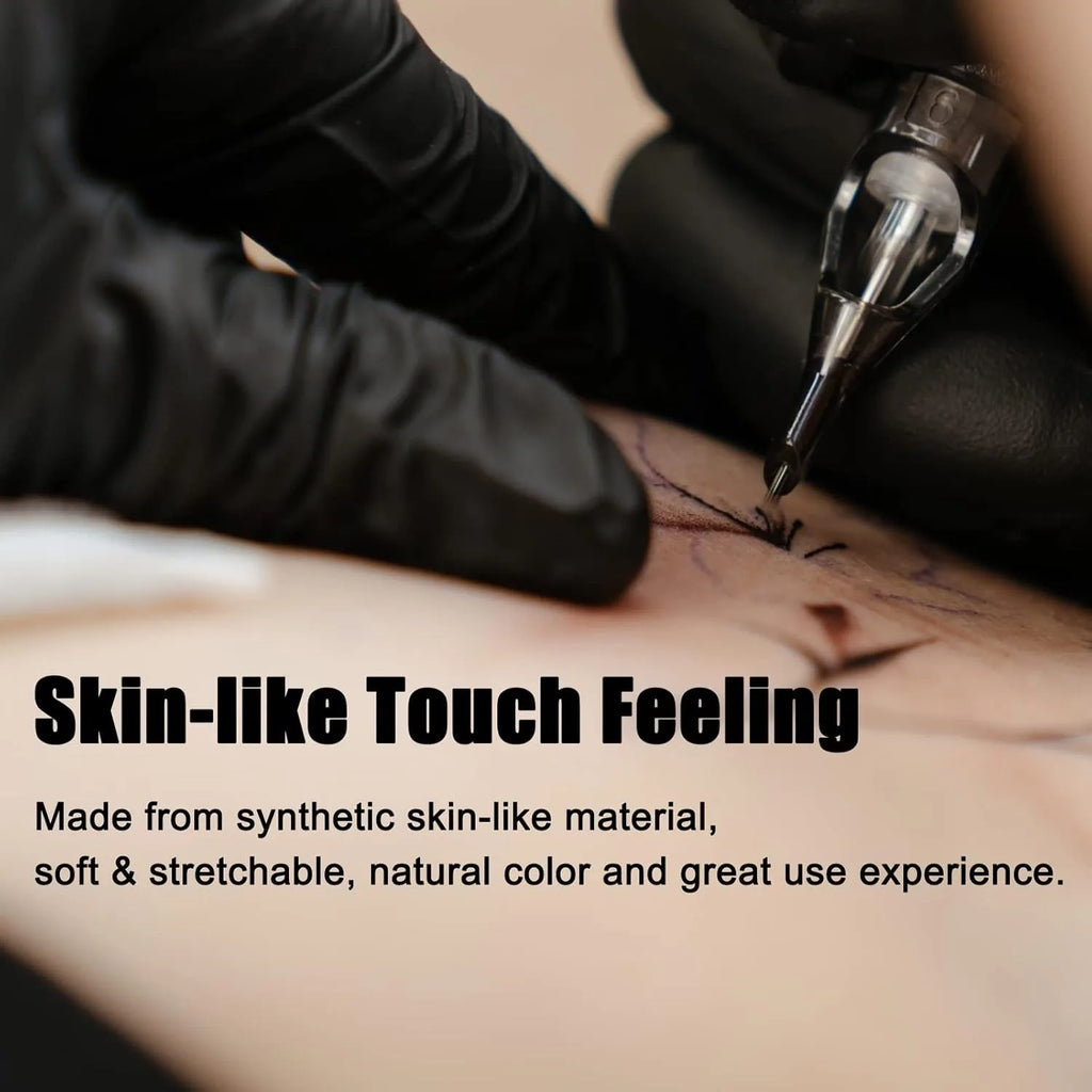 Tattoo Practice Skin – Double Sided Synthetic Leather | 3, 5 and 10 pcs