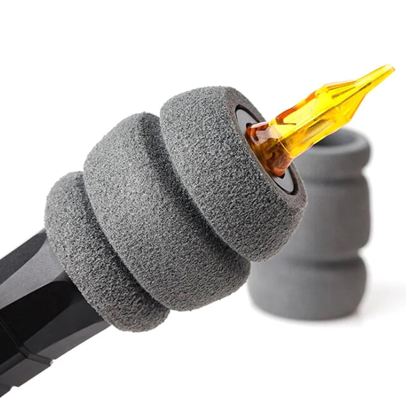 Memory Foam Tattoo Grip Cover – 31mm & 41mm | Anti-Vibration