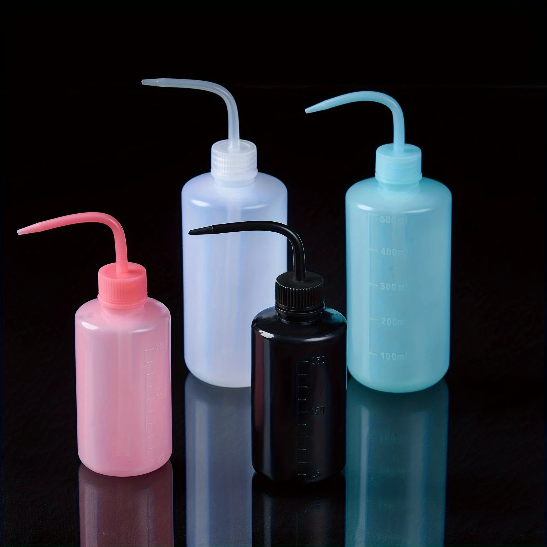 Tattoo Squeeze Wash Bottle — 250ml / 500ml (Pink/White/Blue/Black)