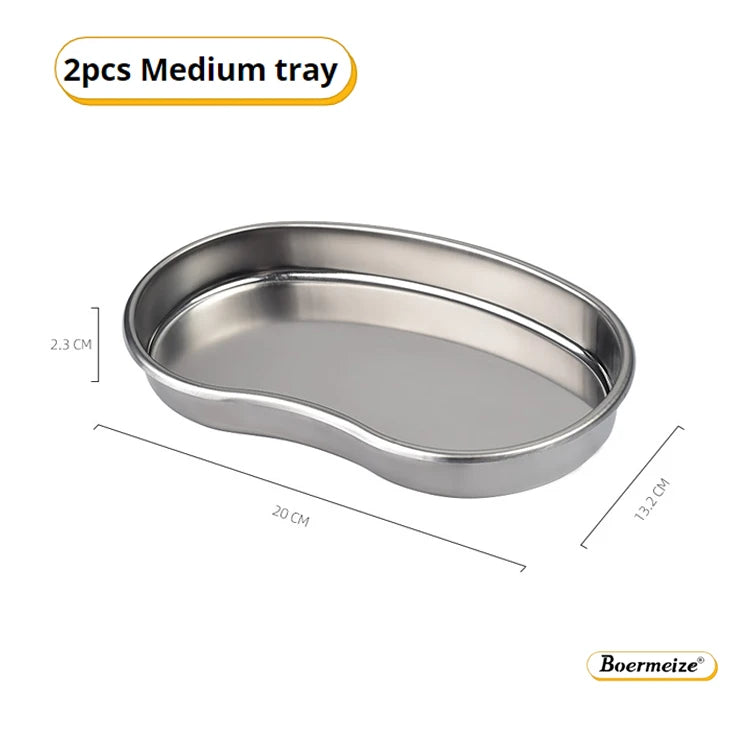 Stainless Steel Medical Kidney Tray – Tattoo & PMU Accessory