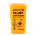 Disposable Sharps Container – 1L Tattoo Needle Waste Box | 1 or 3pcs