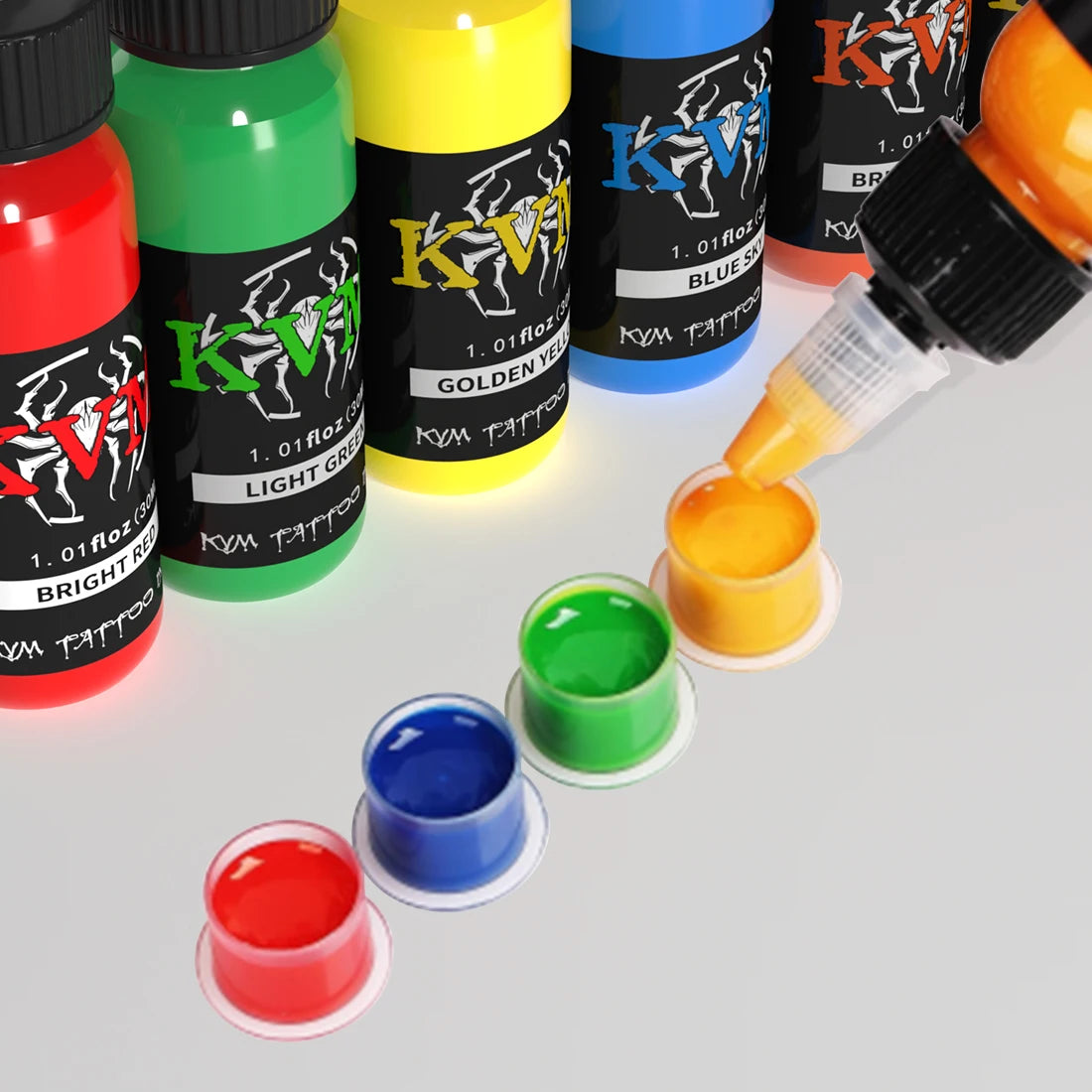 Professional Tattoo Ink — 30ml/1oz (14 Colors Available)