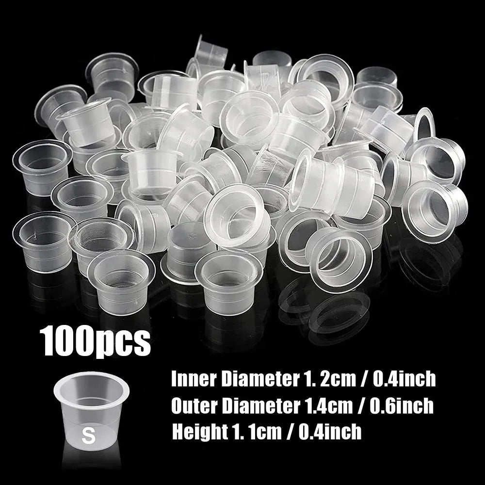 Tattoo Ink Cup Holder Stand & Ink Cups – 6 to 23 Holes | Plastic, Acrylic & Silicone