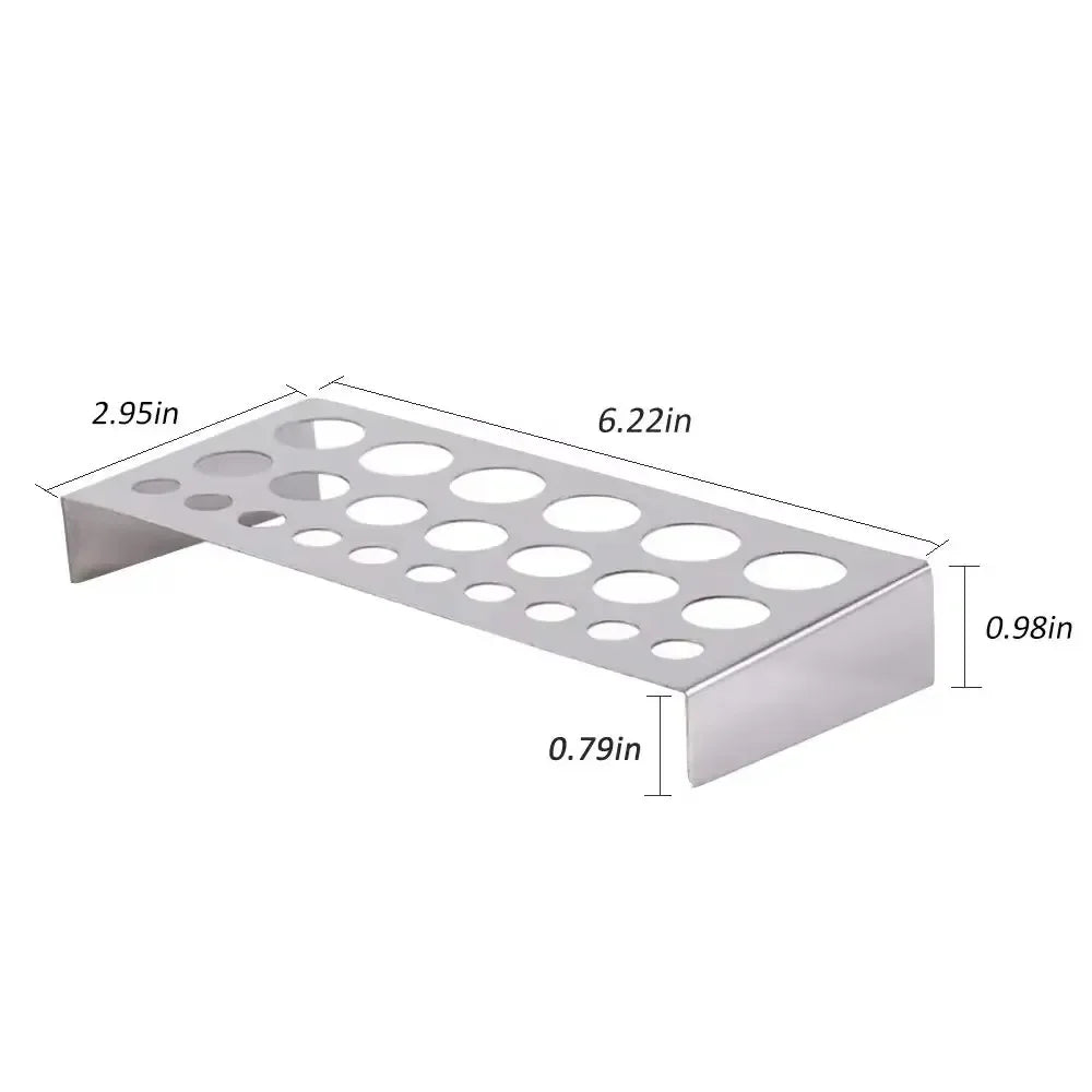 Tattoo Ink Cup Holder Stand – 7 to 23 Holes | Metal & Plastic
