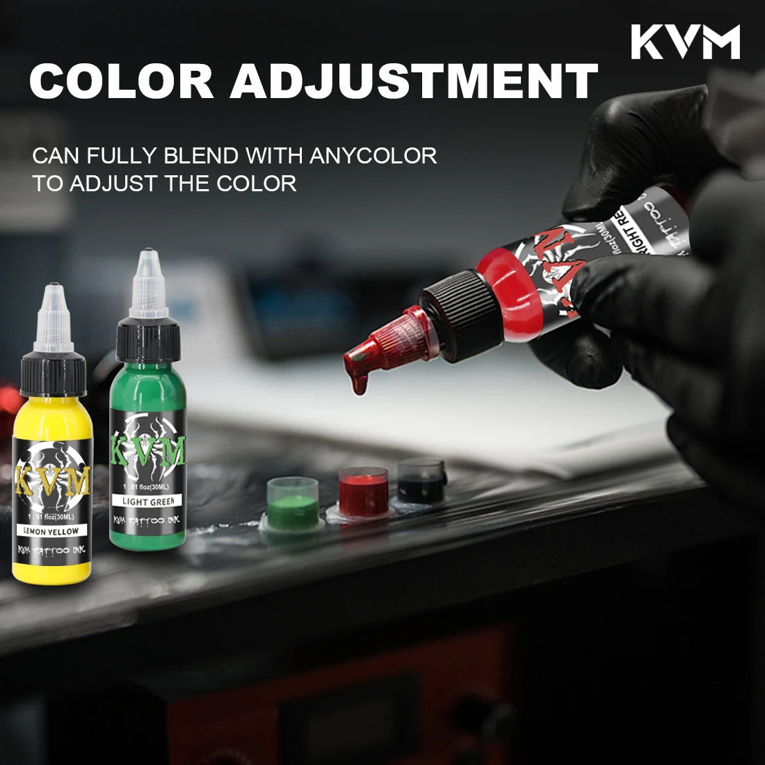 Professional Tattoo Ink — 30ml/1oz (14 Colors Available)