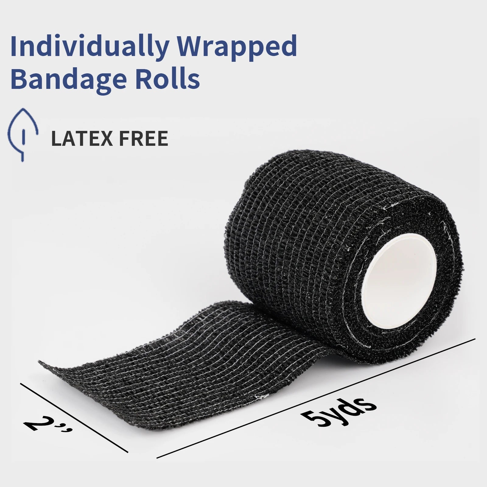 Disposable Tattoo Grip Cover Wrap — Self-Adhesive Bandage Tape (3/6/12/24/48pcs)