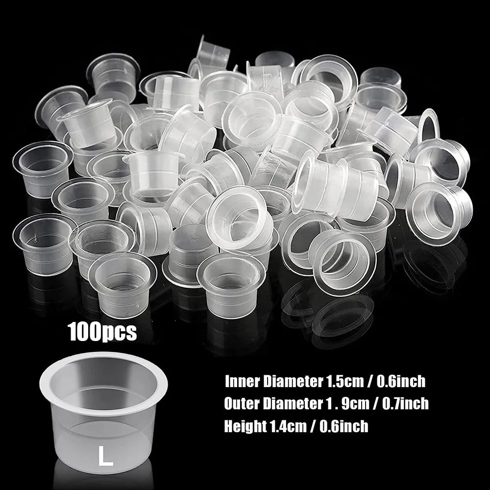 Tattoo Ink Cup Holder Stand & Ink Cups – 6 to 23 Holes | Plastic, Acrylic & Silicone