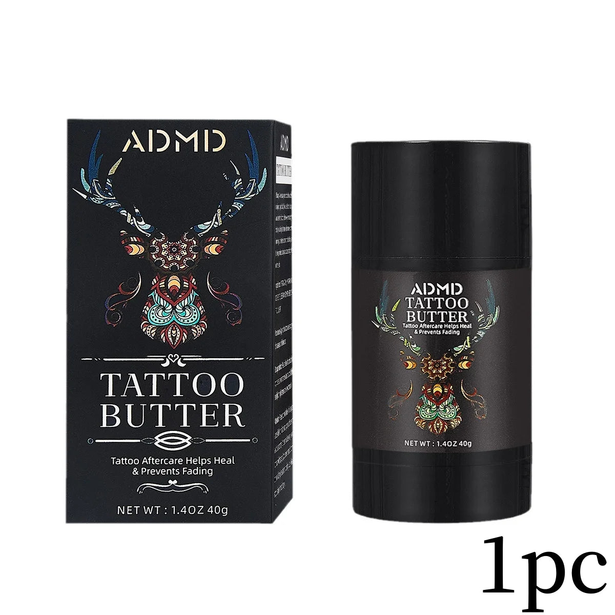 ADMD Tattoo Butter Balm Stick — 40g Nourishing Aftercare