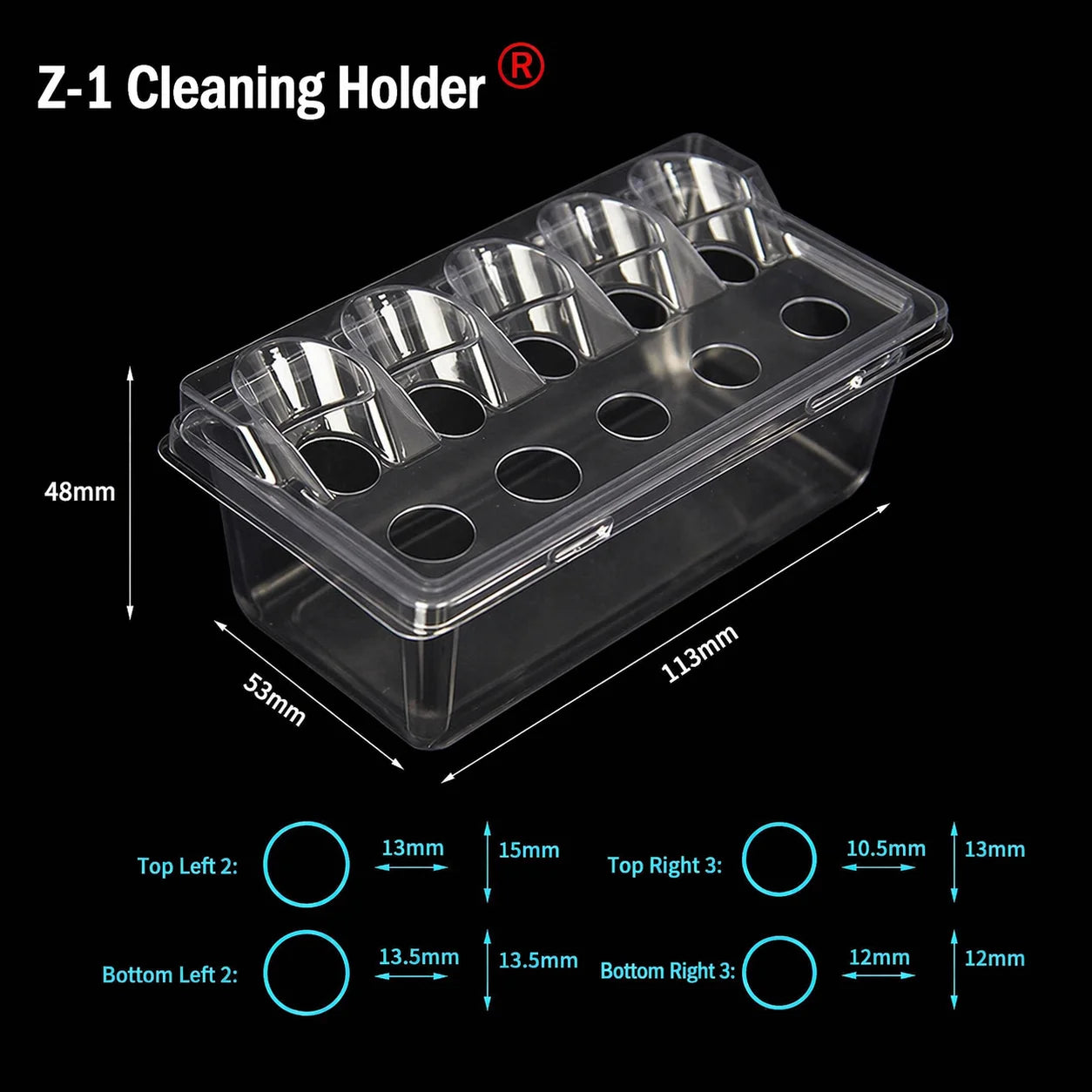 Disposable Tattoo Cartridge Needle Tray – 10 & 20pcs | Transparent Plastic