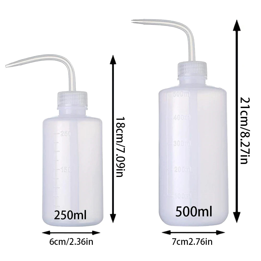 Tattoo Squeeze Wash Bottle — 250ml / 500ml (Pink/White/Blue/Black)