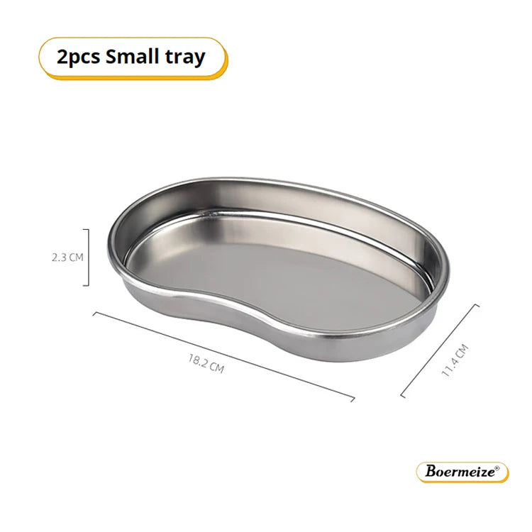 Stainless Steel Medical Kidney Tray – Tattoo & PMU Accessory
